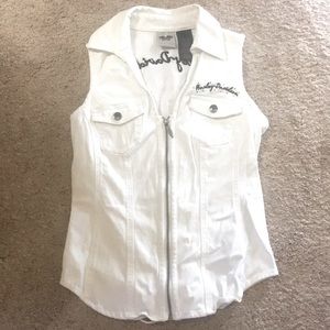 White Harley-Davidson Vest (S)